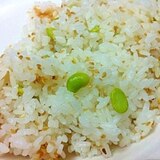 枝豆と胡麻の塩麹ふっくらごはん